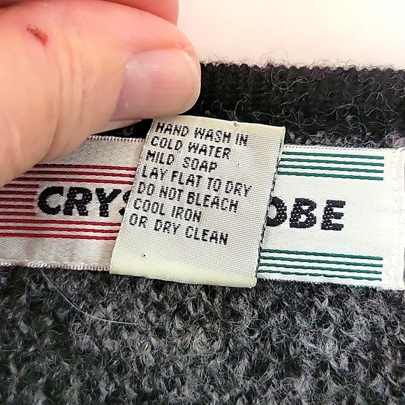 CRYSTAL-KOBE Wool Long Sleeve Button Down Sweater Size M - Picture 3 of 8